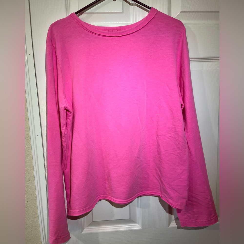 Fresh Produce Vibrant Flamingo Pink Ana Split Back Too size L
